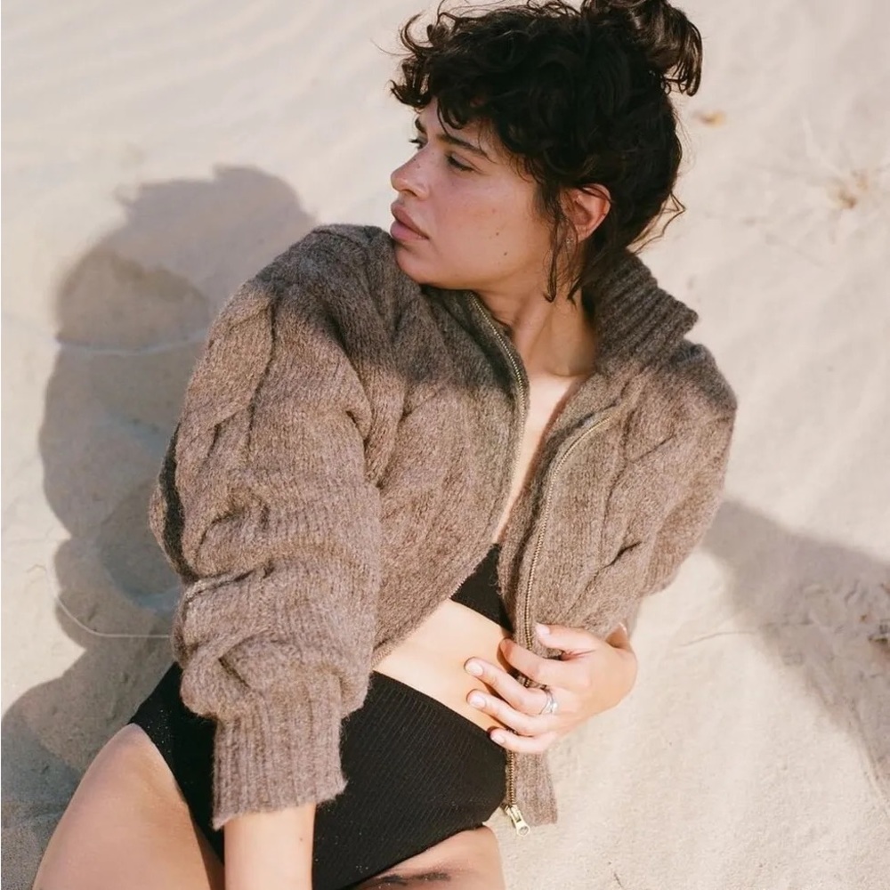 Ozma Finley zip up sweater